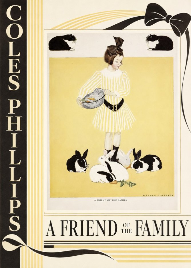 Coles Phillips A Friend of the Family No6 - Poster
