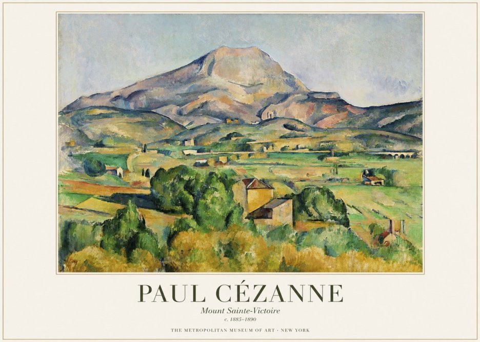 Paul Cézanne Mount Sainte-victoire No1 - Poster
