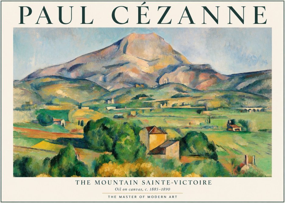 Paul Cézanne Mount Sainte-victoire No2 - Poster