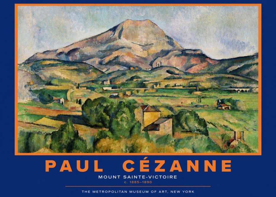 Paul Cézanne Mount Sainte-victoire No6 - Poster