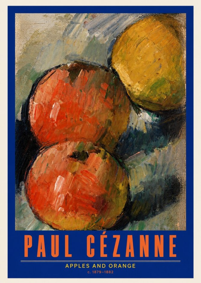 Paul Cézanne Apples and Orange No2 - Poster