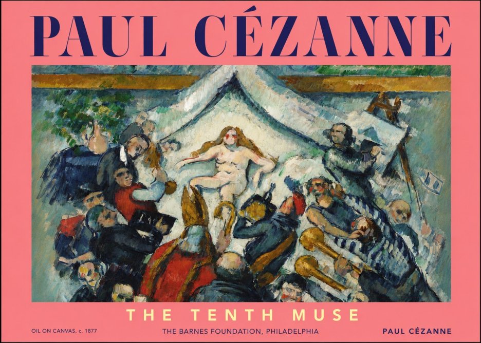 Paul Cézanne The Tenth Muse No2 - Poster