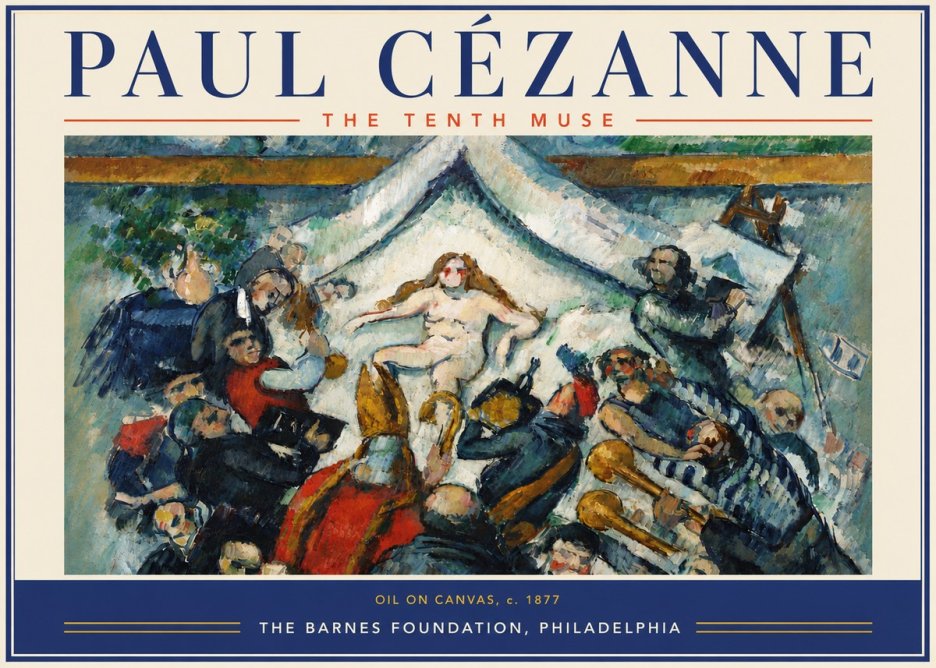 Paul Cézanne The Tenth Muse No6 - Poster