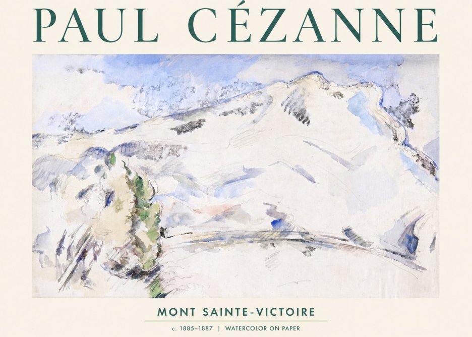 Paul Cézanne Mont Sainte-victoire No2 - Poster