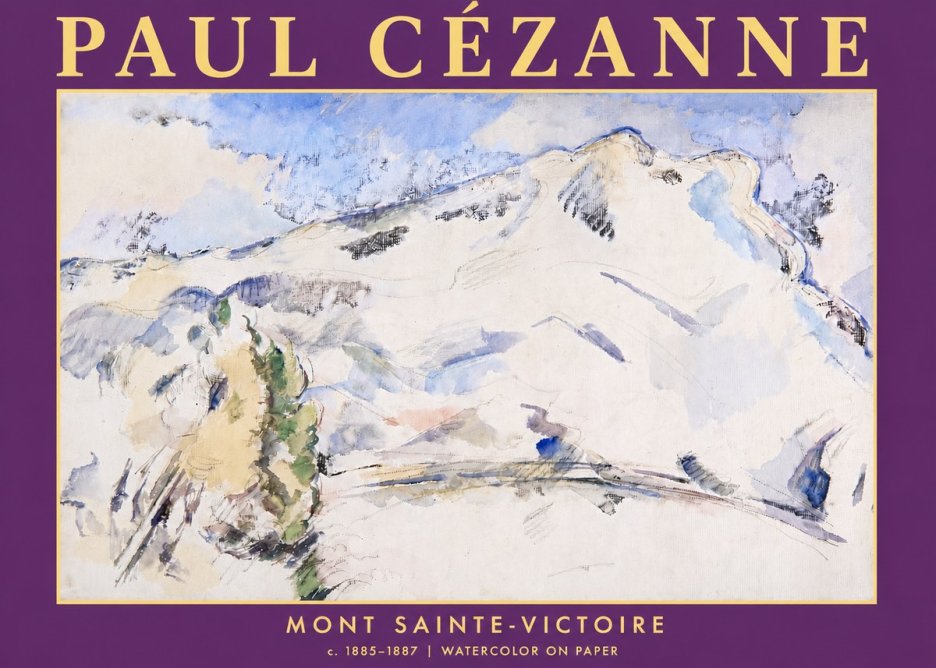 Paul Cézanne Mont Sainte-victoire No5 - Poster