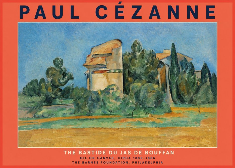 Paul Cézanne The Bastide Du Jas De Bouffan No2 - Poster