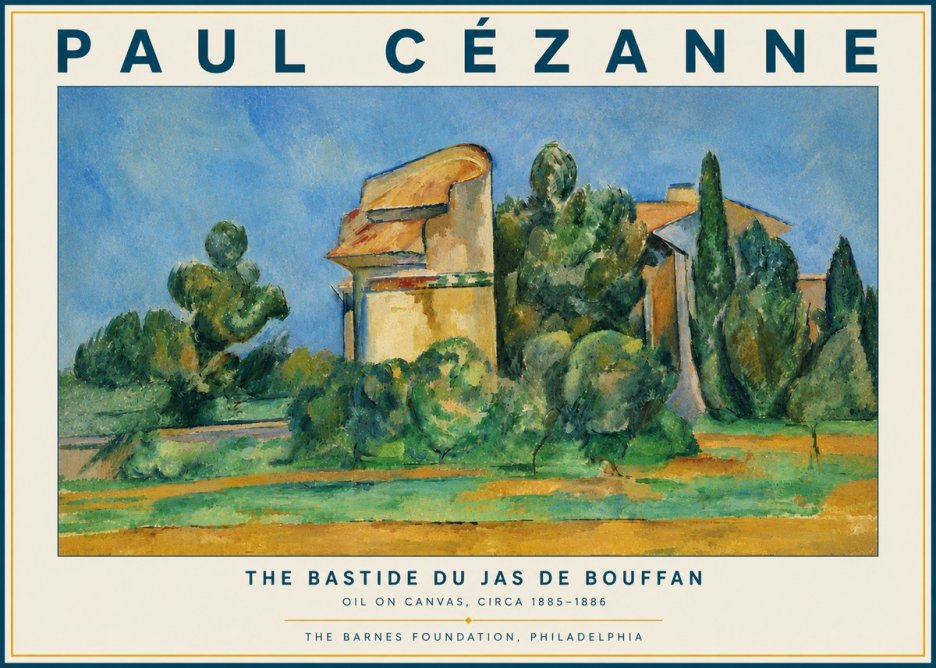 Paul Cézanne The Bastide Du Jas De Bouffan No5 - Poster