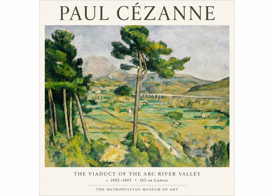 Paul Cézanne The Viaduct of the Arc River Valley No1 - Poster