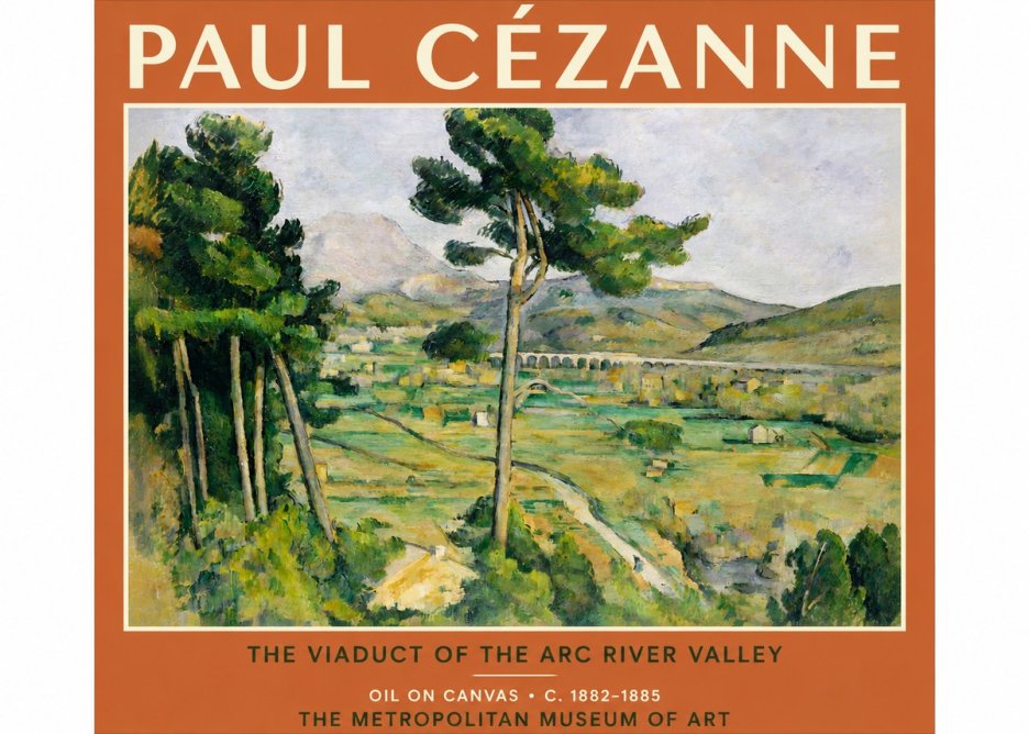 Paul Cézanne The Viaduct of the Arc River Valley No3 - Poster