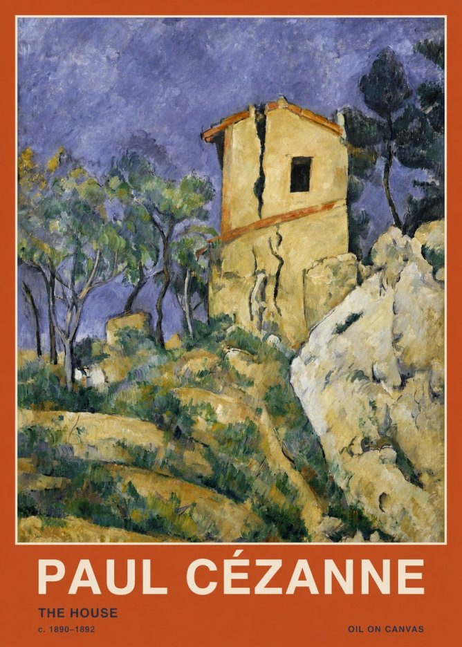 Paul Cézanne The House No2 - Poster