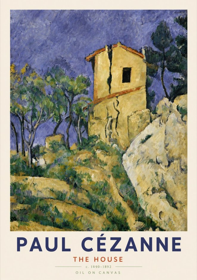 Paul Cézanne The House No4 - Poster