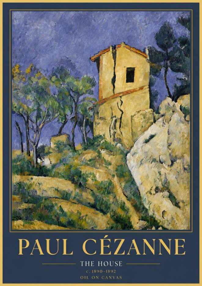 Paul Cézanne The House No5 - Poster