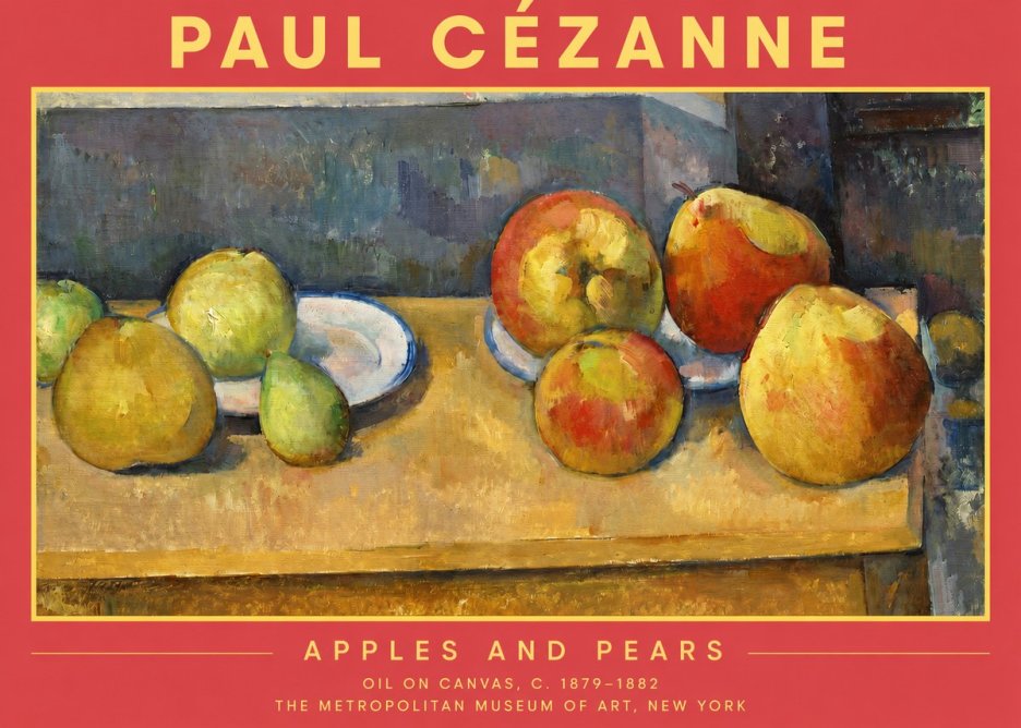 Paul Cézanne Apples and Pears No2 - Poster