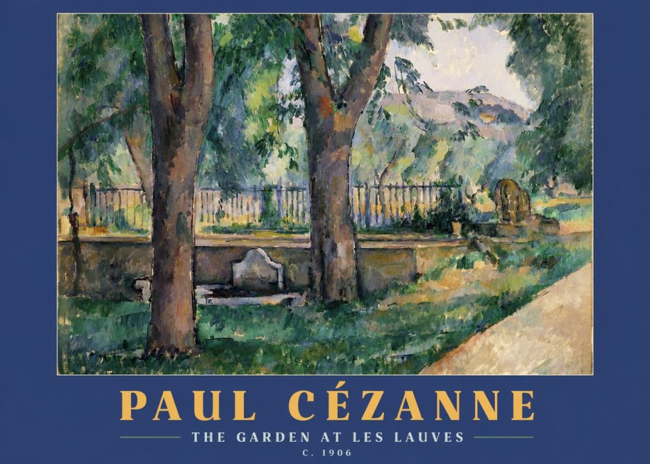 Paul Cézanne The Garden at Les Lauves No2 - Poster