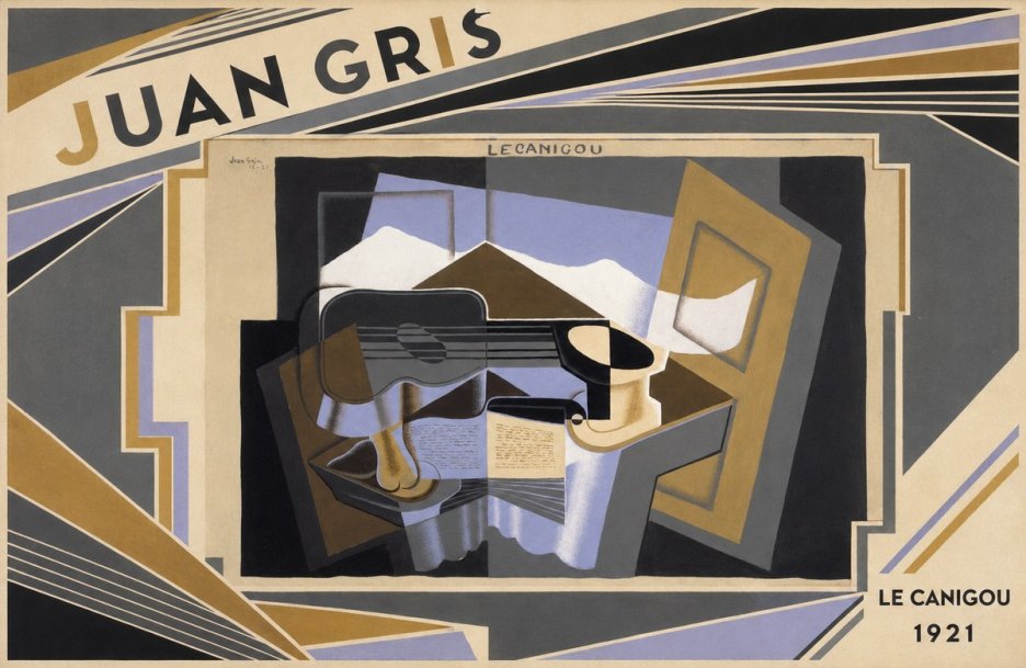 Juan Gris Le Canigou No4 - Poster
