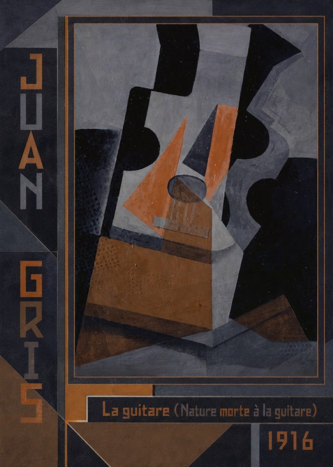 Juan Gris La Guitare (Nature Morte À La Guitare) No2 - Poster
