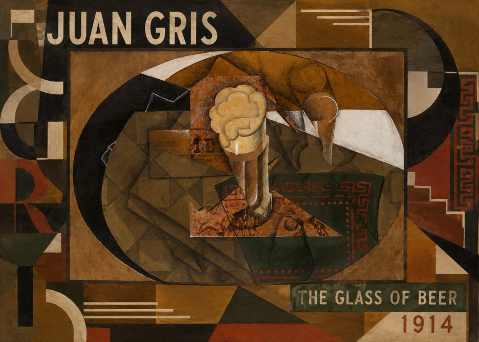 Juan Gris The Glass of Beer No5 - Poster