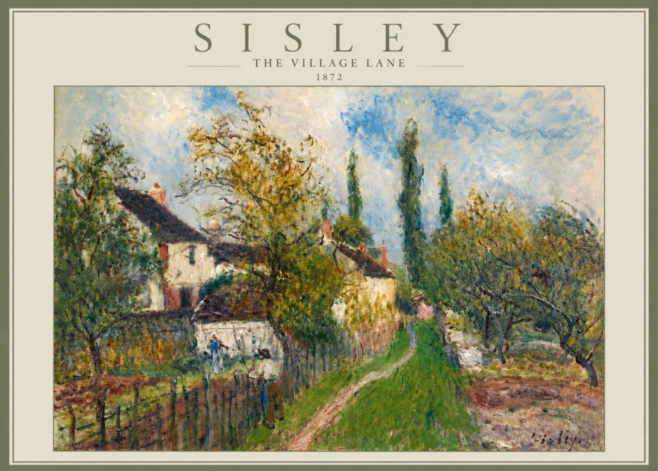 Sisley The Village Lane No6 - Poster