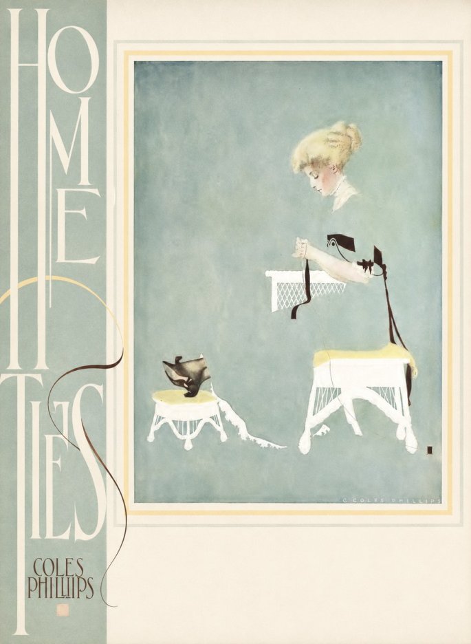Coles Phillips Home Ties No5 - Poster