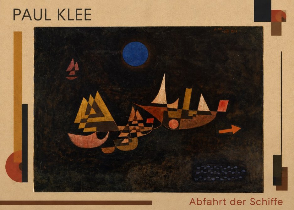 Paul Klee Abfahrt Der Schiffe No1 - Poster