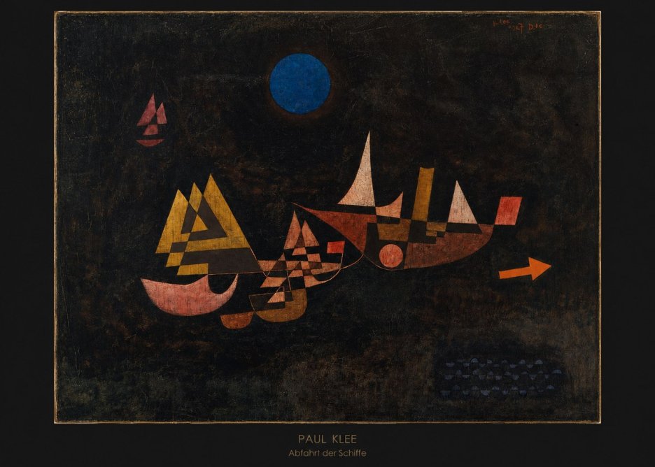 Paul Klee Abfahrt Der Schiffe No6 - Poster
