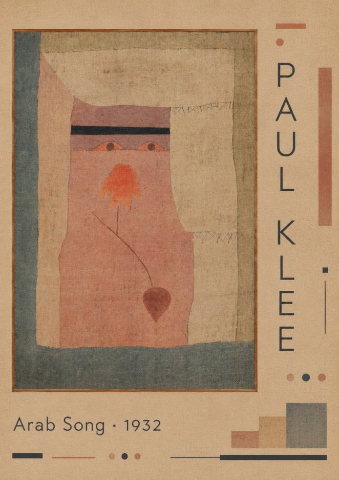 Paul Klee Arab Song No2 - Poster