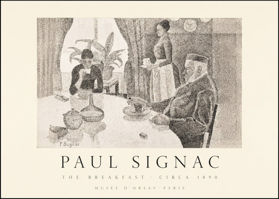 Signac The Breakfast No1 - Poster