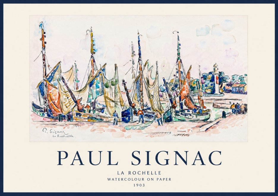 Signac La Rochelle I No1 - Poster