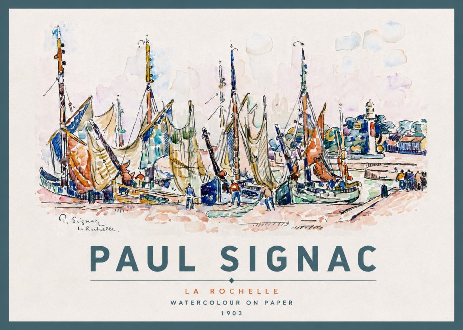 Signac La Rochelle I No4 - Poster