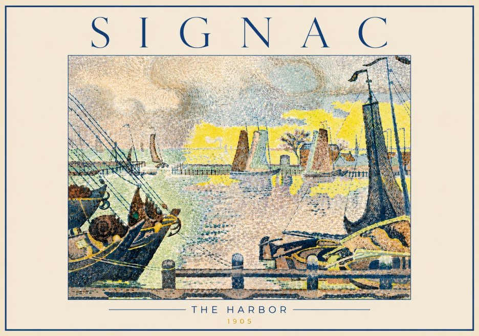 Signac The Harbor III No6 - Poster
