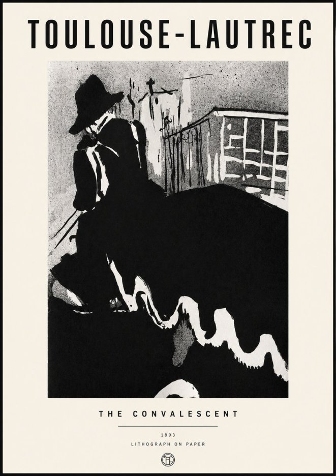 Toulouse-Lautrec The Convalescent No3 - Poster