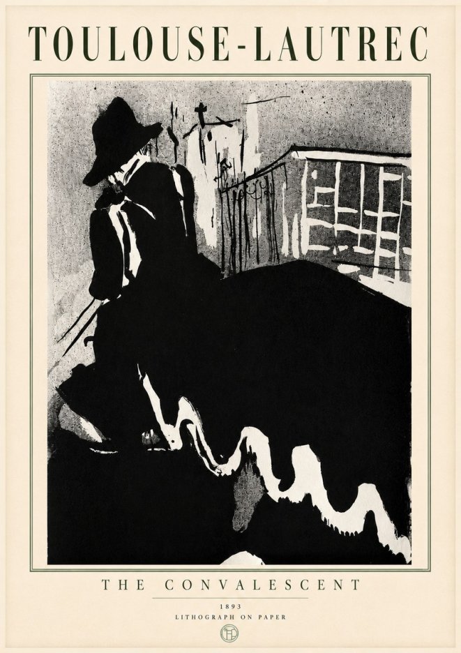 Toulouse-Lautrec The Convalescent No4 - Poster
