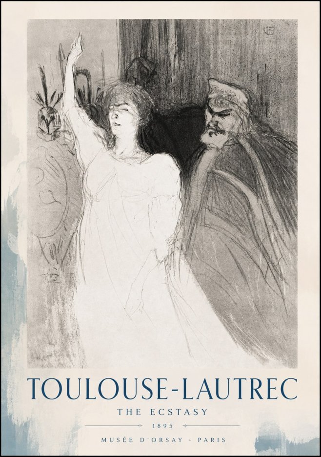Toulouse-Lautrec The Ecstasy No6 - Poster