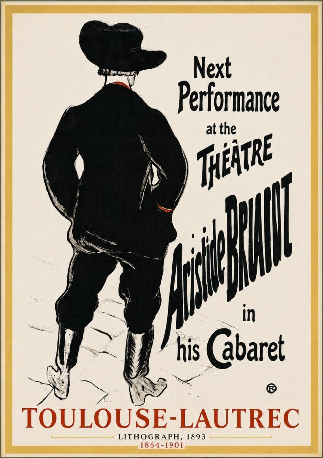 Toulouse-Lautrec Next Performance at the Théâtre Aristide Bruant in His Cabaret No4 - Poster