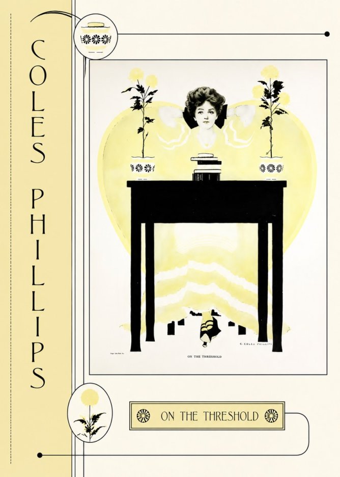Coles Phillips On the Threshold No2 - Poster