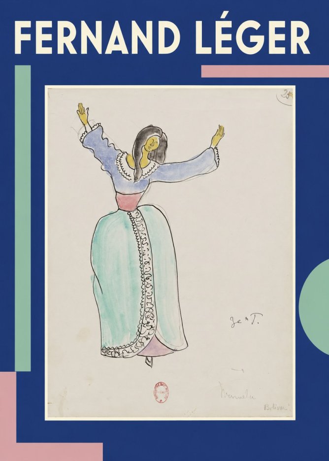 Fernand Léger Manuela Bolívar I No1 - Poster