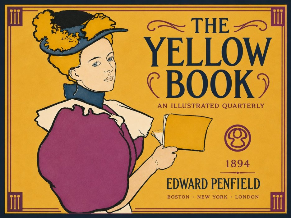 Edward Penfield The Yellow Book I No6 - Poster