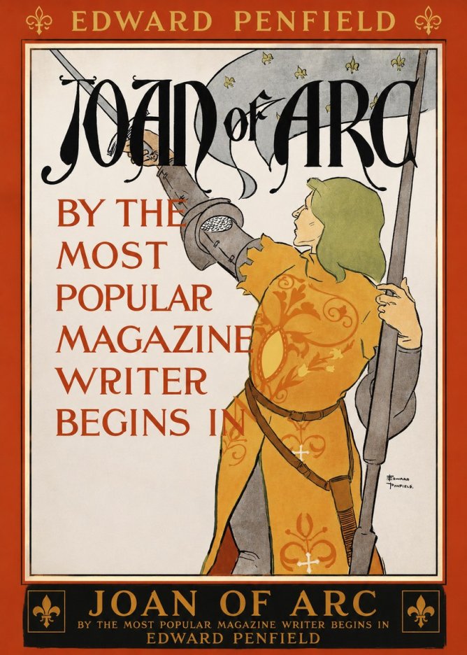 Edward Penfield Joan of Arc No1 - Poster