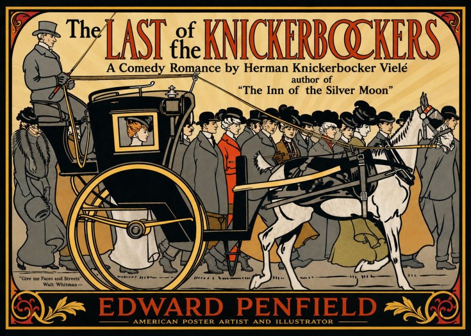 Edward Penfield The Last of the Knickerbockers No4 - Poster