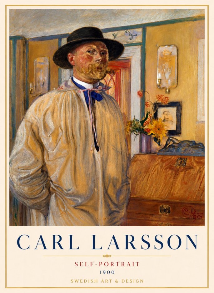 Carl Larsson Self-portrait No1 - Poster