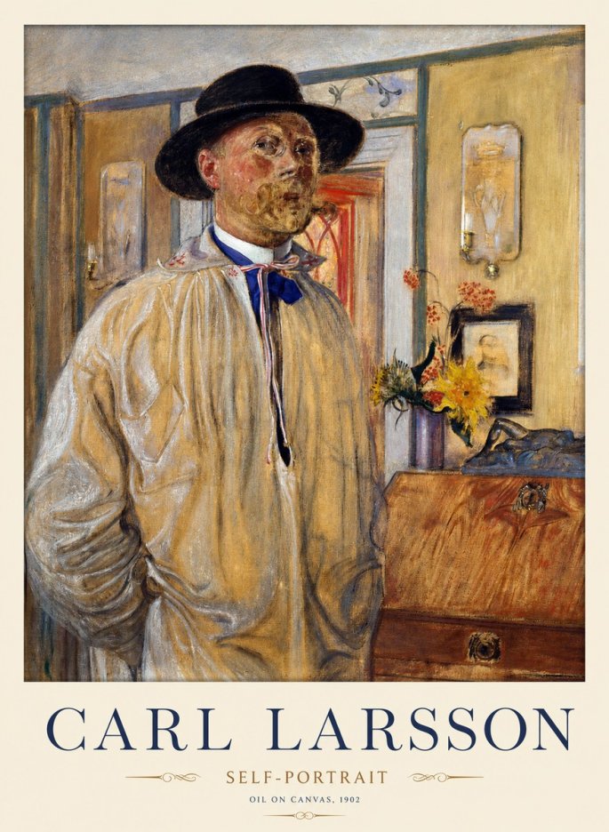 Carl Larsson Self-portrait No2 - Poster