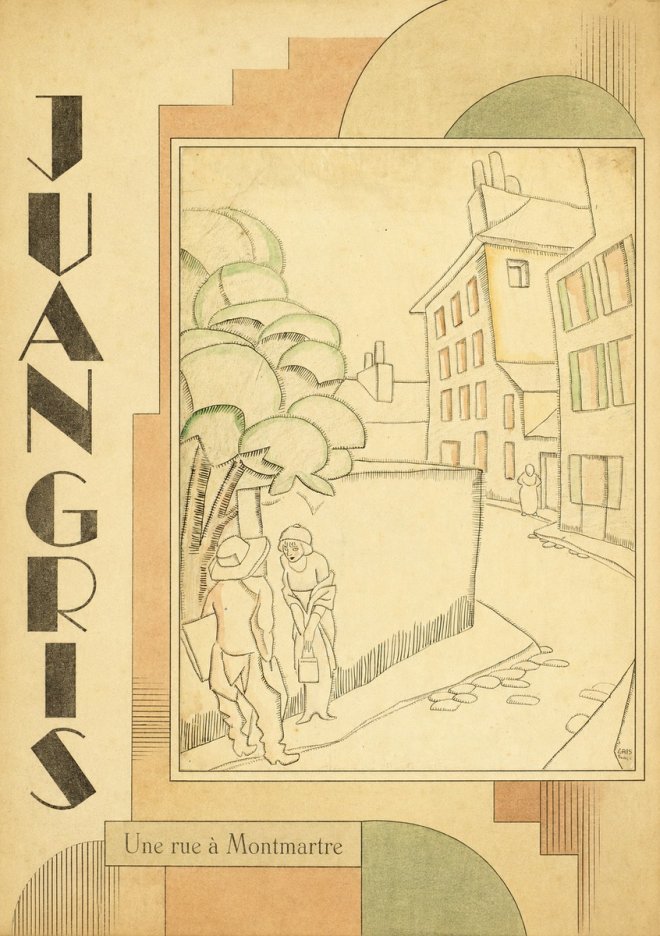 Juan Gris Une Rue À Montmartre No6 - Poster