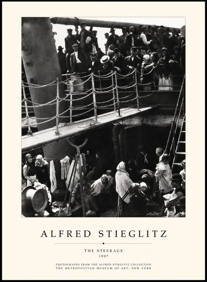 Alfred Stieglitz The Steerage – 1907 No5 - Poster
