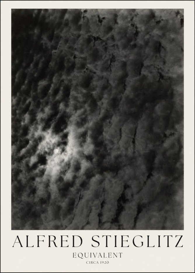 Alfred Stieglitz Equivalent II No1 - Poster