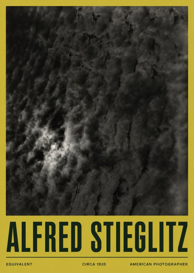 Alfred Stieglitz Equivalent II No4 - Poster