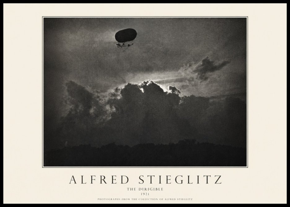 Alfred Stieglitz The Dirigible No1 - Poster
