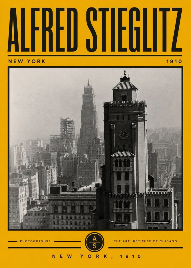 Alfred Stieglitz New York No5 - Poster