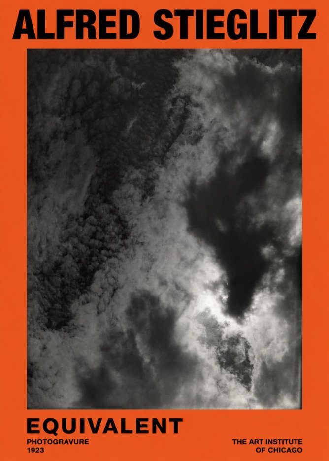 Alfred Stieglitz Equivalent V No2 - Poster