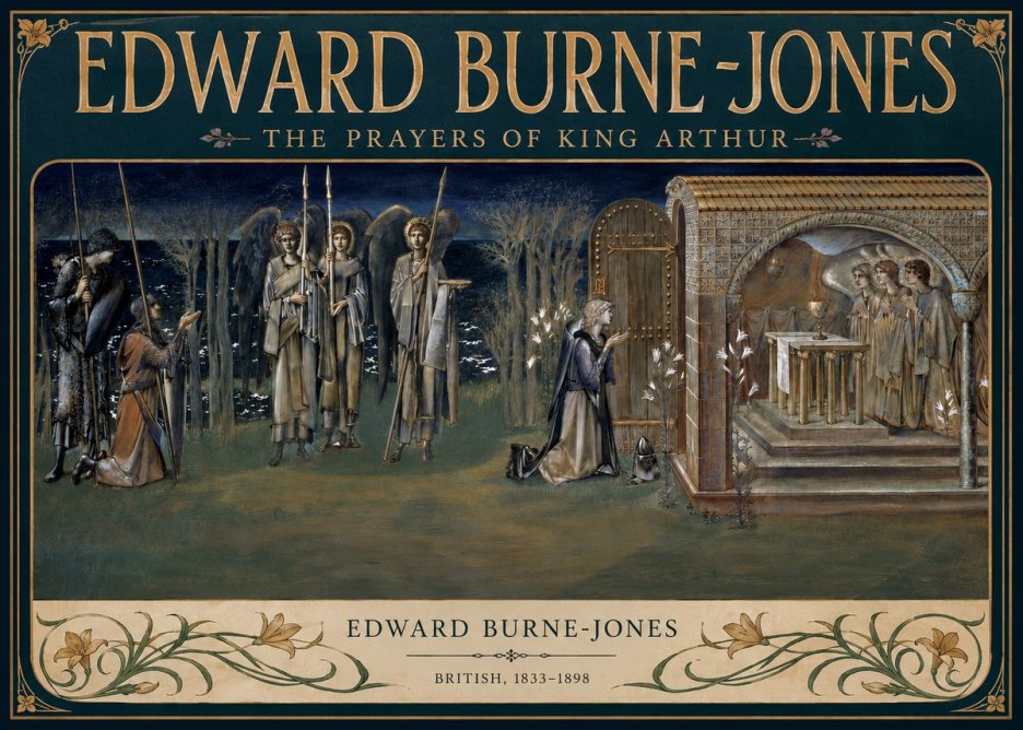 Edward Burne-Jones The Prayers of King Arthur No2 - Poster