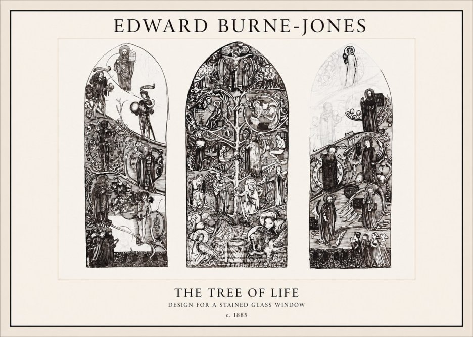 Edward Burne-Jones The Tree of Life No1 - Poster